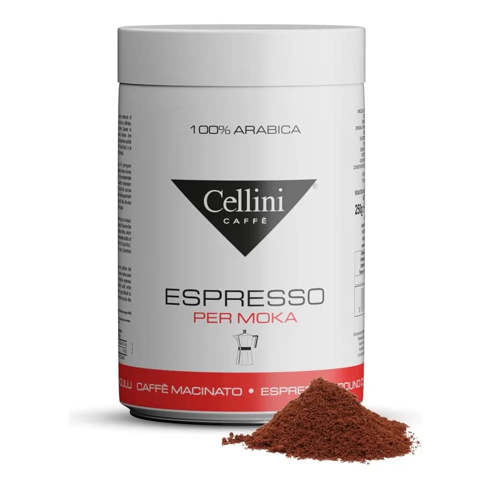 Espresso per Moka, Ground Tin