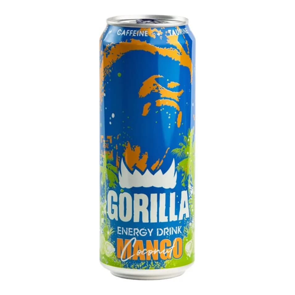 نوشابه انرژیزا Gorilla انبه و نارگیل